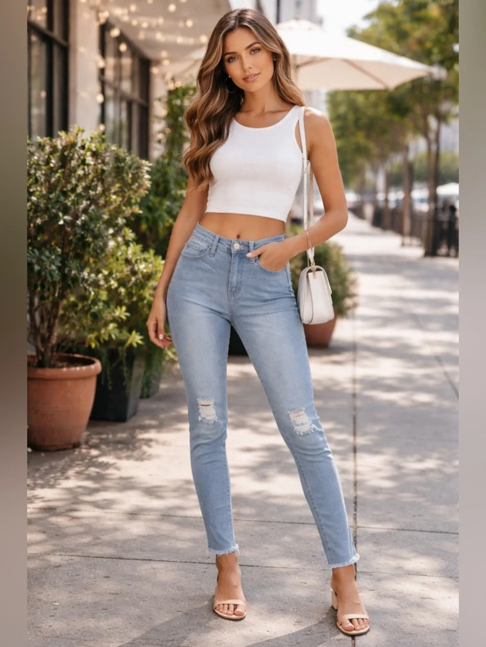 California Vintage Womens 7/28 Jeans
